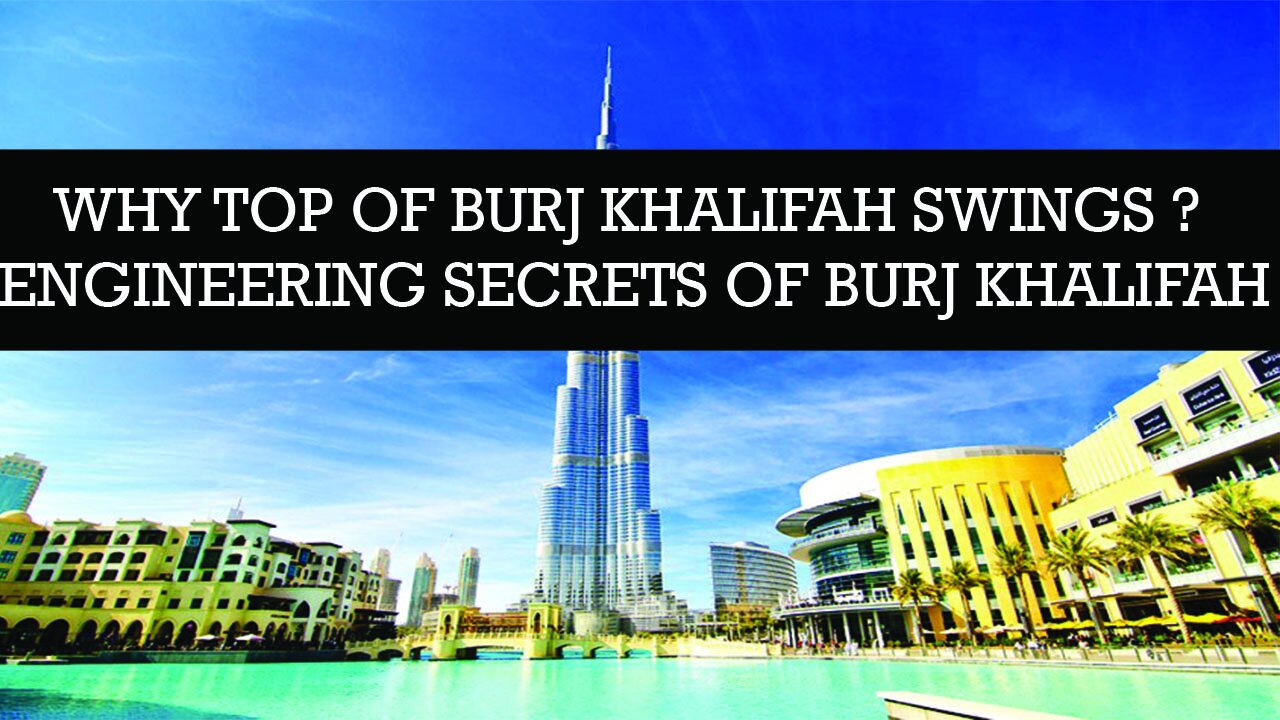 Why Top of Burj Khalifah Swings ? | Engineering Secrets of Burj Khalifah