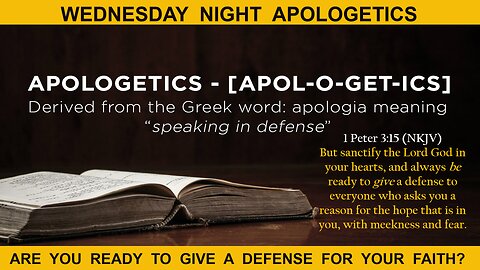 "Creation Apologetics"