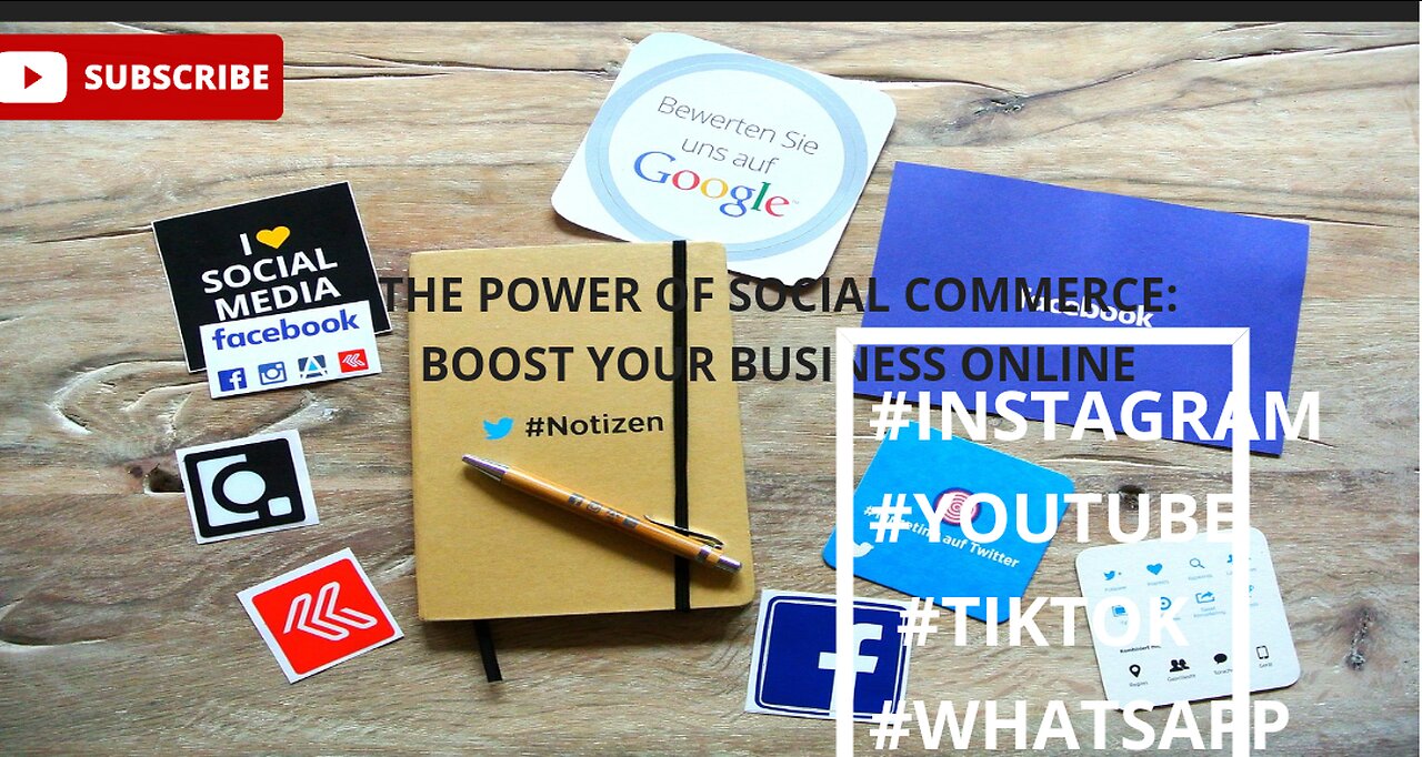 The Power of Social Commerce: Boost Your Business Online #instagram #youtube #tiktok #whatsapp