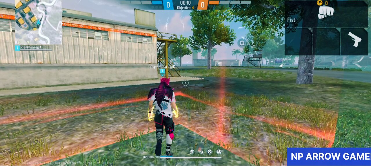FREE FIRE custom with purple criminal