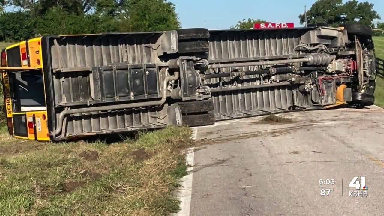 Investigation continues after Smithville bus overturns