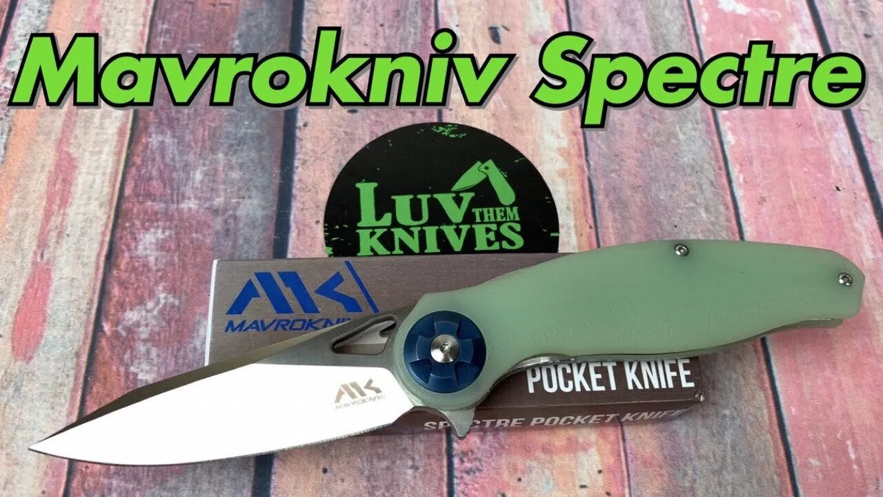 Mavrokniv Spectre linerlock/ includes disassembly/ another Amazon gem ?