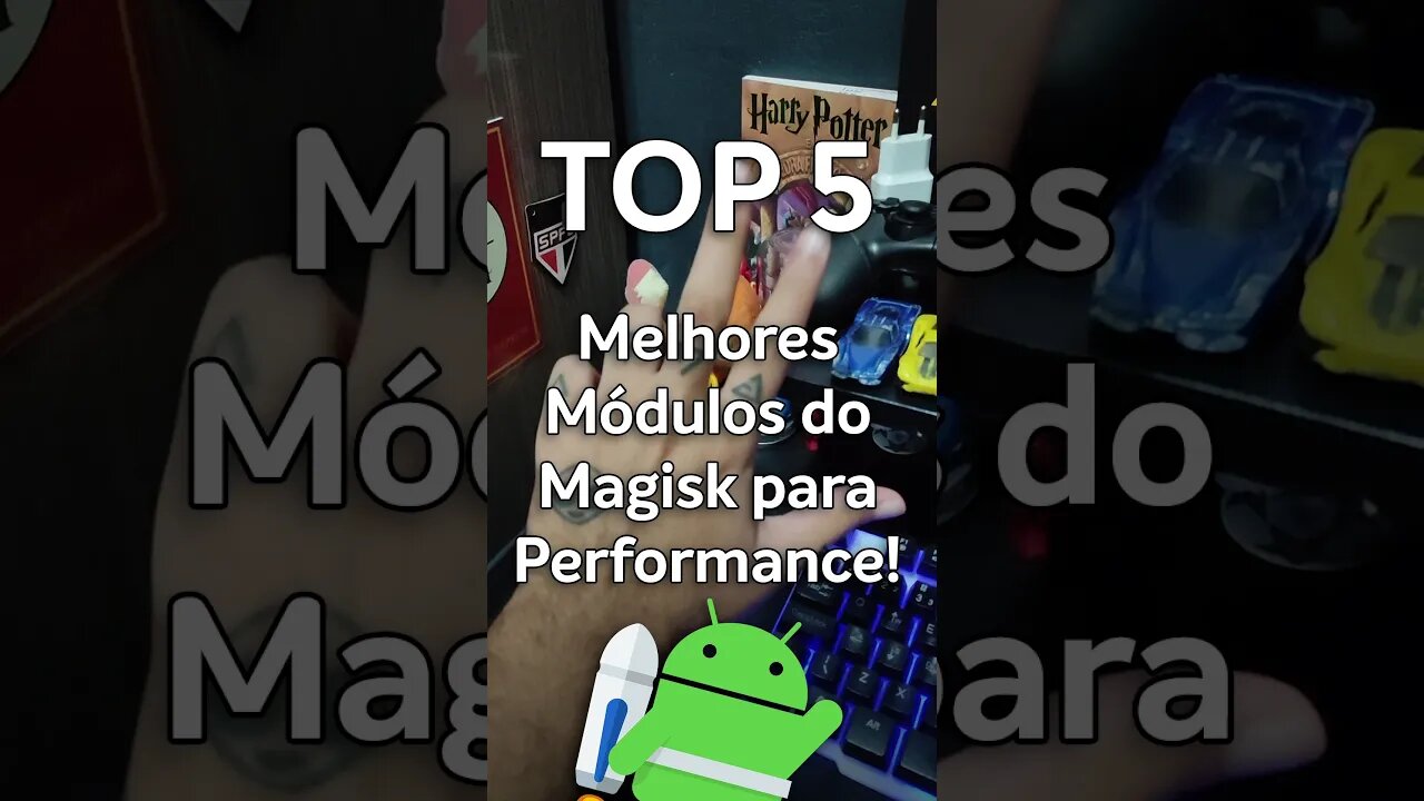 AUMENTE O FPS DOS SEUS JOGOS | Melhores Módulos do Magisk para Performance! #shorts