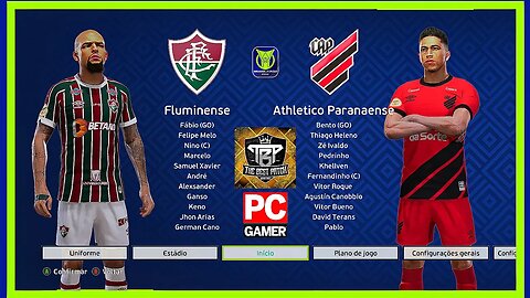 FLUMINENSE X ATLHÉTICO PR- PES2021 PATCH THE BEST 9.9 - BRASILEIRÃO 2023 - SEGUNDA RODADA