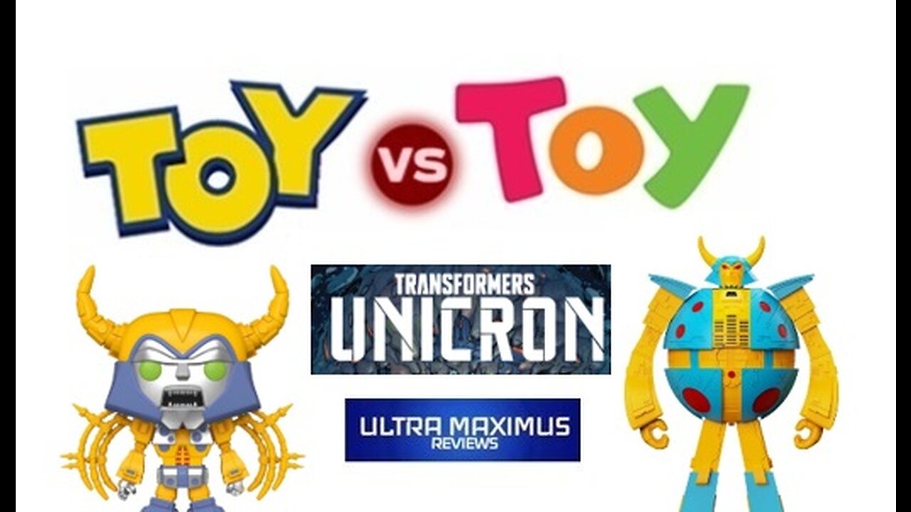 💥 Toy vs Toy Unicron | San Diego Comic Con 2022 Funko POP! vs Super7 Prototype ReAction Figures