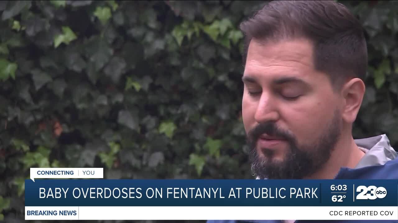 CA baby overdoses on Fentanyl at public park