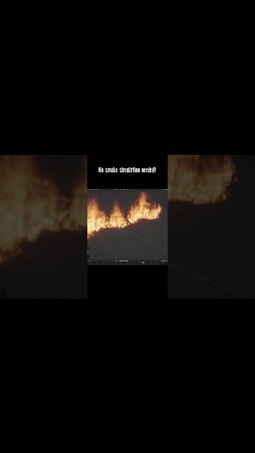 The Hottest Way to Make Fire in Blender! 🔥#blender3d #shorts #fire