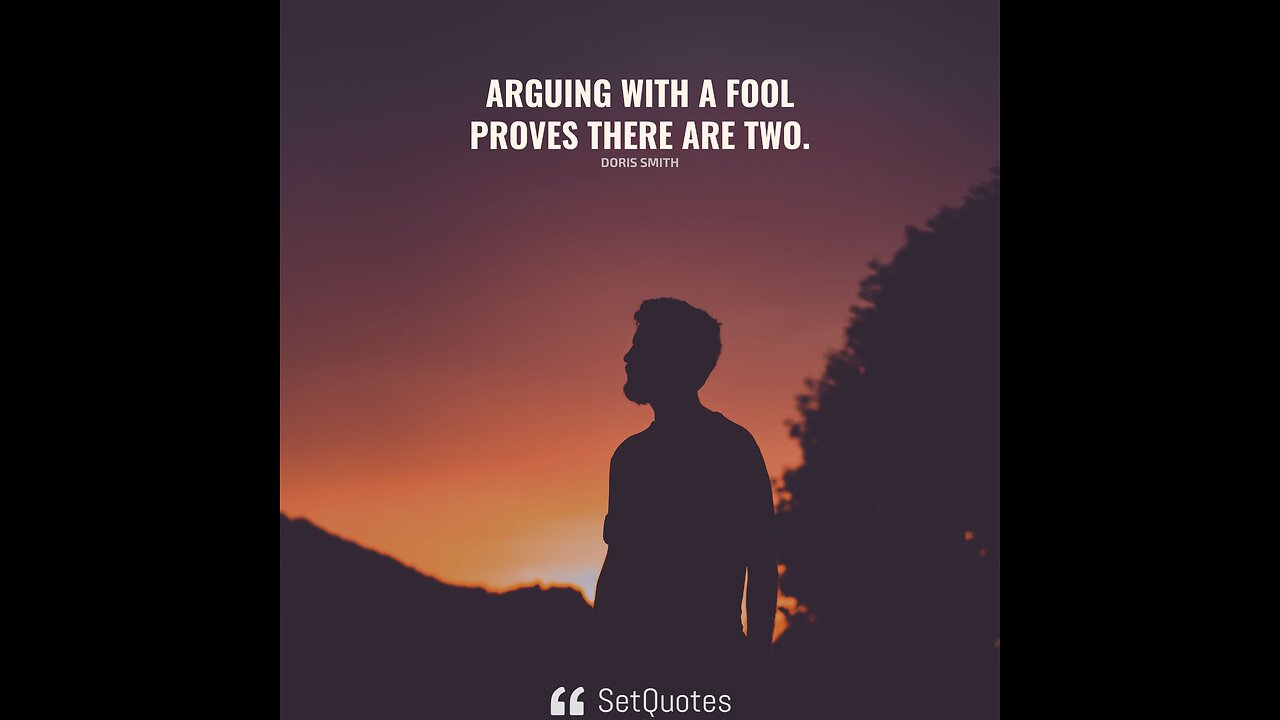 Don’t argue with a fool (Donkey) Story