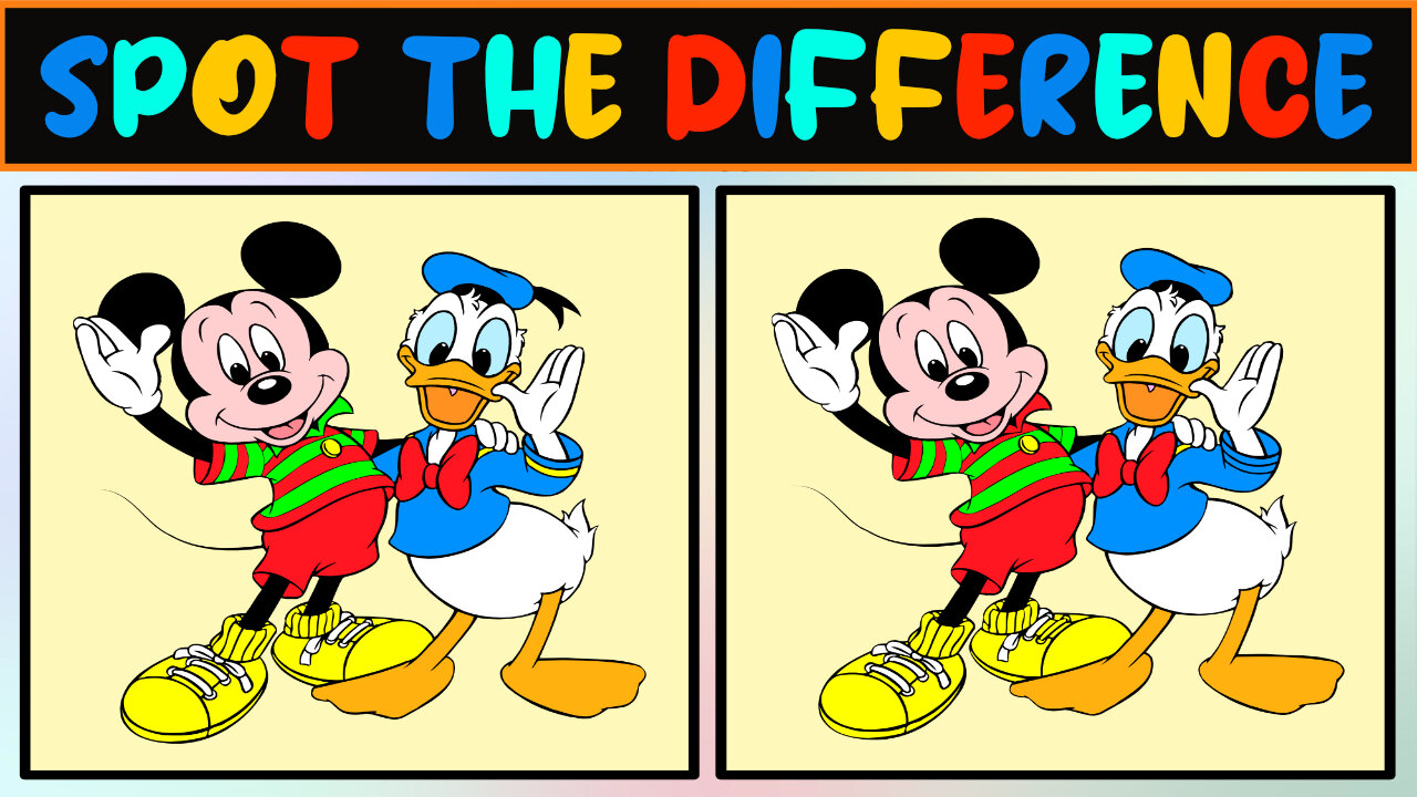 Spot the Difference - Disney Edition - 5 Puzzles of Find the difference