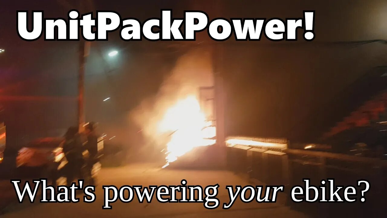 Louis' front door goes BOOM courtesy of UnitPackPower battery.