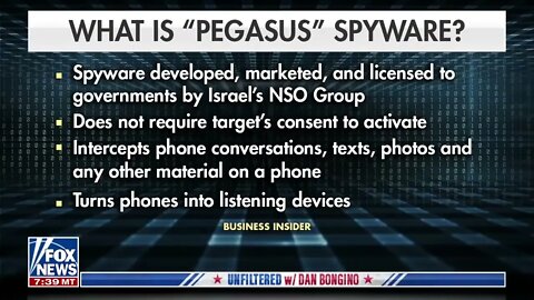 Fearful Cybersecurity Expert Tells Dan Bongino that Pegasus Spyware is Most Worrisome Software Ever