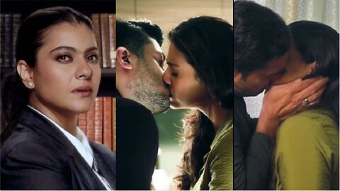 Kajol Devgan kissing scene in trial movie