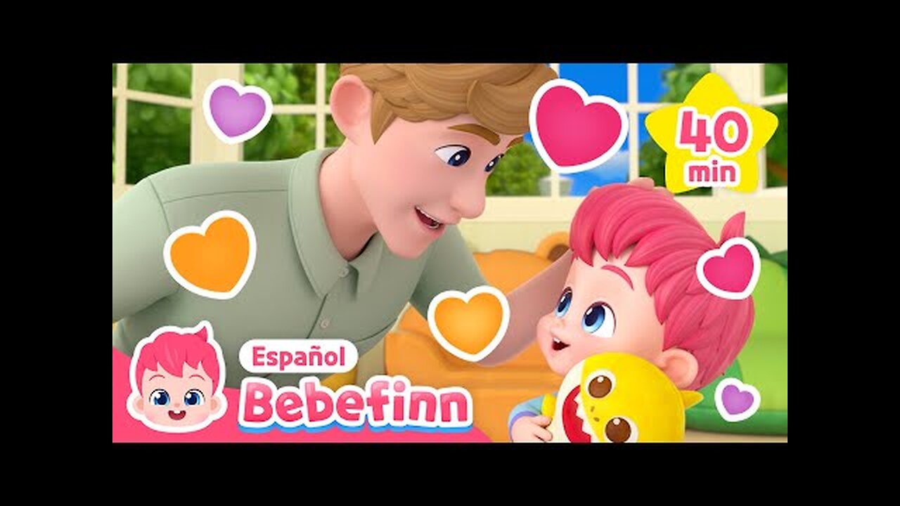 Papi es mi Superhéroe💕 | Papa, Te Amo | Canciones Infantiles | Bebefinn en español