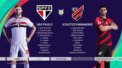 SÃO PAULO x ATHLETICO-PR | BRASILEIRÃO 2023 - RODADA 31 | MASTER LEAGUE