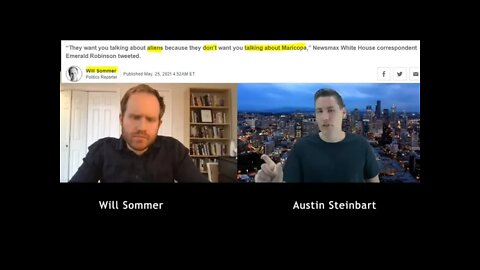 Austin Steinbart reveals how his operation started in Will Sommer Daily Beast Interview