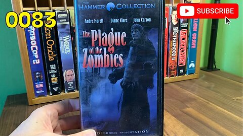 [0083] PLAGUE OF THE ZOMBIES (1966) VHS [INSPECT] [#plagueofthezombiesVHS #plagueofthezombies]