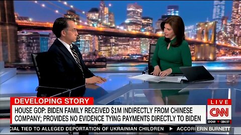 CNN Host Admits Evidence Of Chinese Money To Bidens 'Doesn’t Look Good'