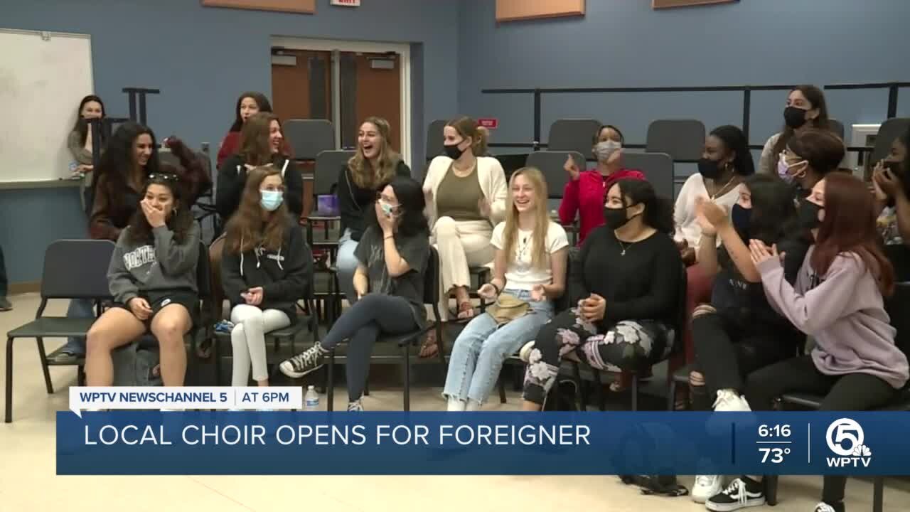 Park Vista HS choir to open for classic rock band Foreigner