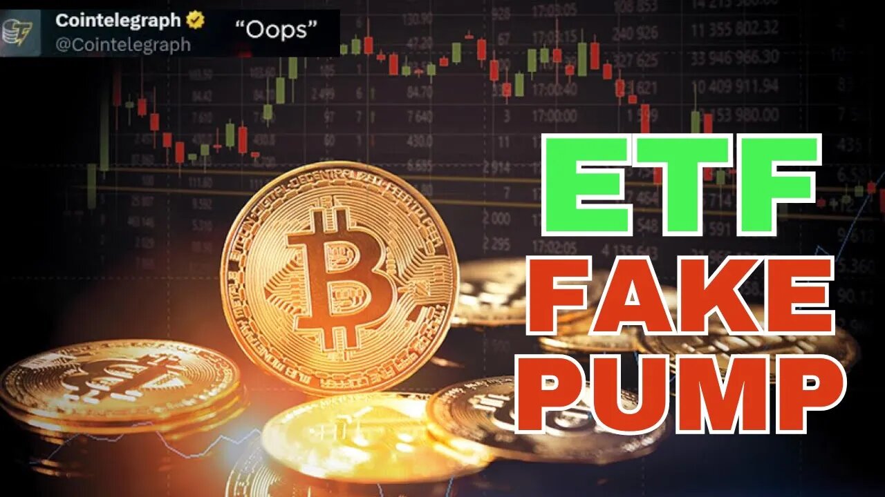 Fake Bitcoin ETF Approval Pump 🚫