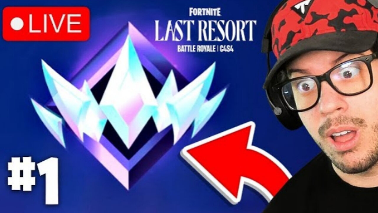 🔴LIVE! - RANKED MODE Grinding to UNREAL! (Fortnite, Season 4)