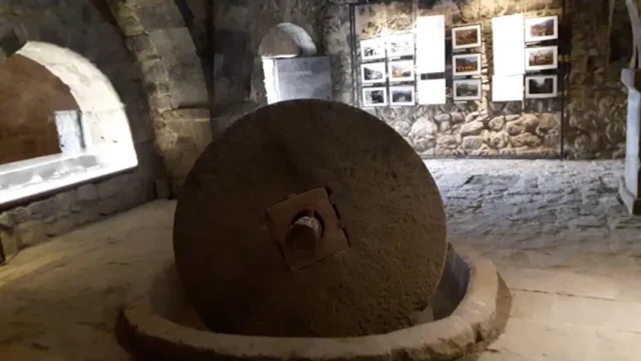 ANCIENT INGENIOUS GIANT MILLSTONES POWERED BY WATER