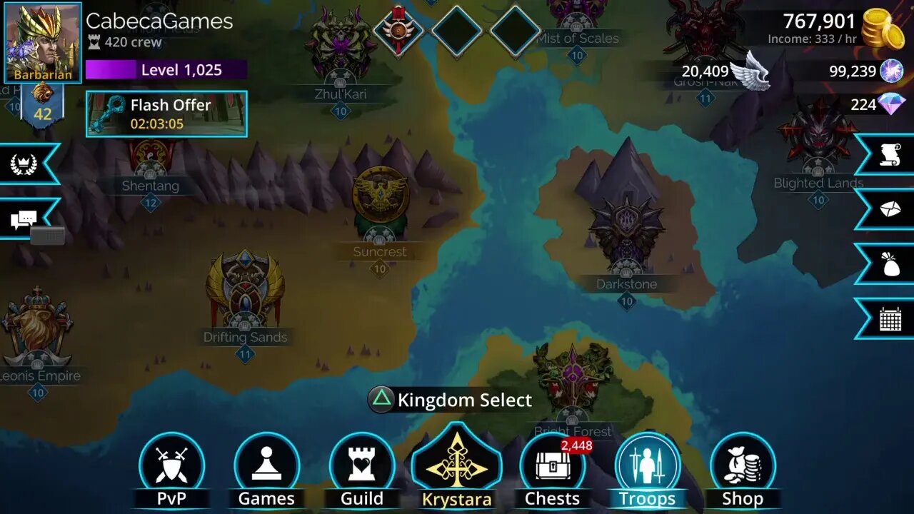 Assista minha transmissão de Gems of War PS4