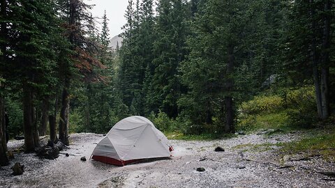 rain camping