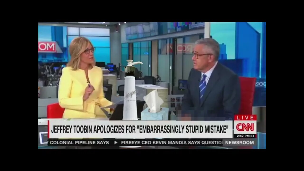 Jeffrey Toobin's newest CNN interview is raising more questions meme