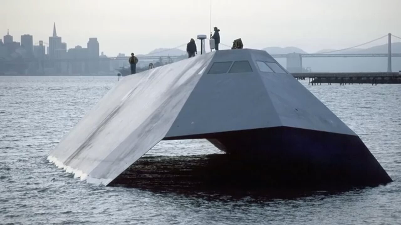 IX-529 Sea Shadow, the first ship with stealth characteristics produced.