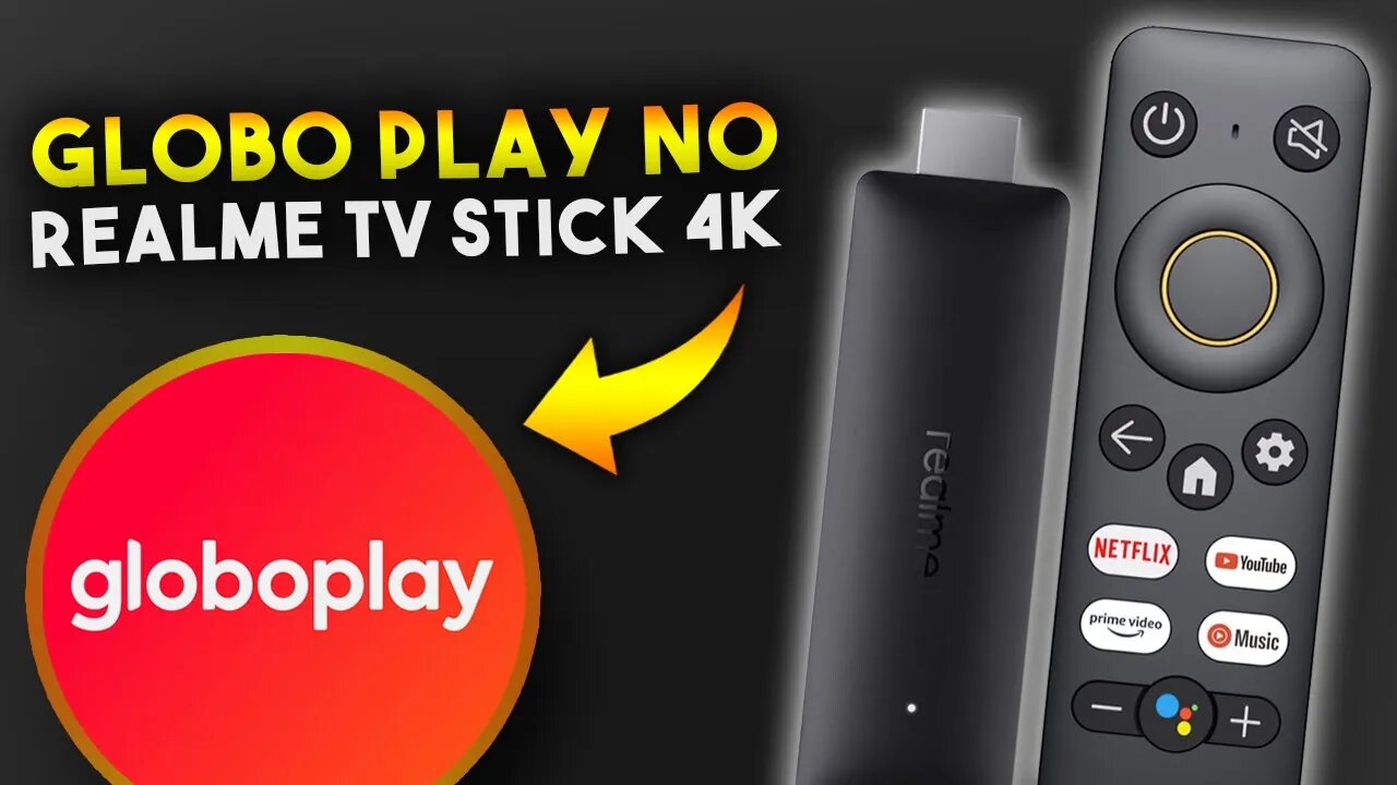 Como BAIXAR E INSTALAR GLOBO PLAY no REALME Google TV STICK 4K