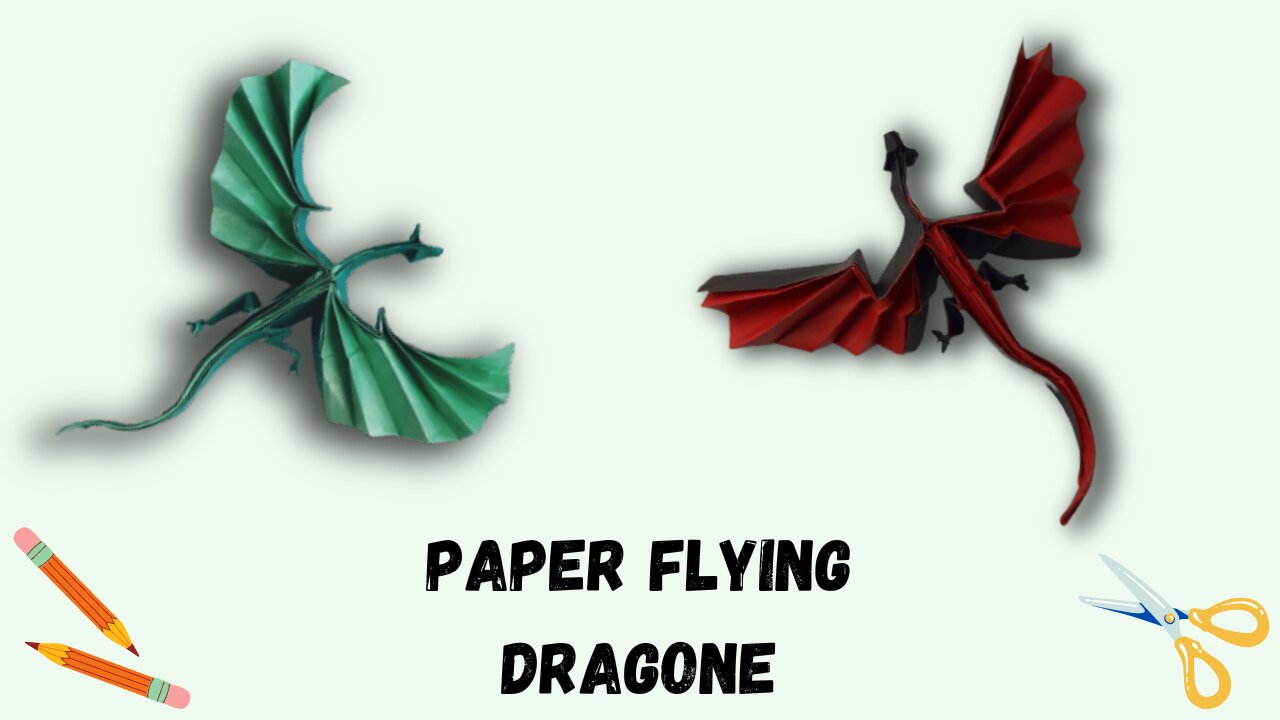 DIY Paper Flying Dragon | Origami Flying Dragon | Step-by-Step Tutorial for Epic Dragon Soaring