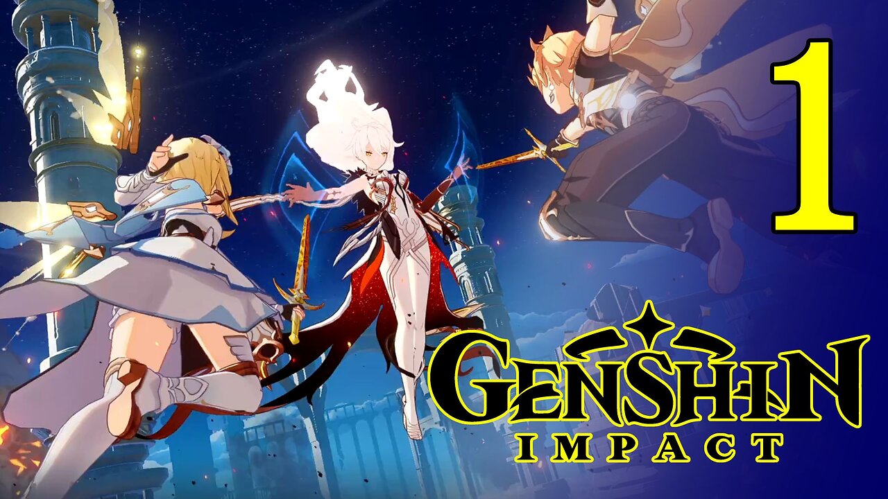 GENSHIN IMPACT - Gameplay Start - Episode 1 | Dub EN | Sub PT-BR