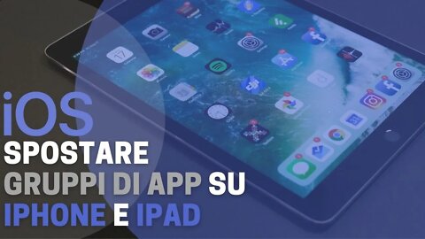 Spostare icone app su iOS