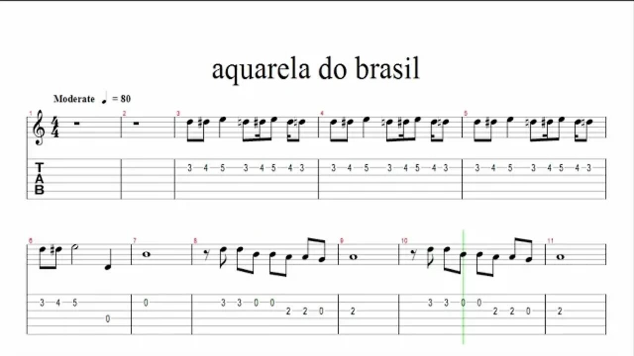AQUARELA DO BRASIL ... [ SOLO ]prof. Jaime Toledo