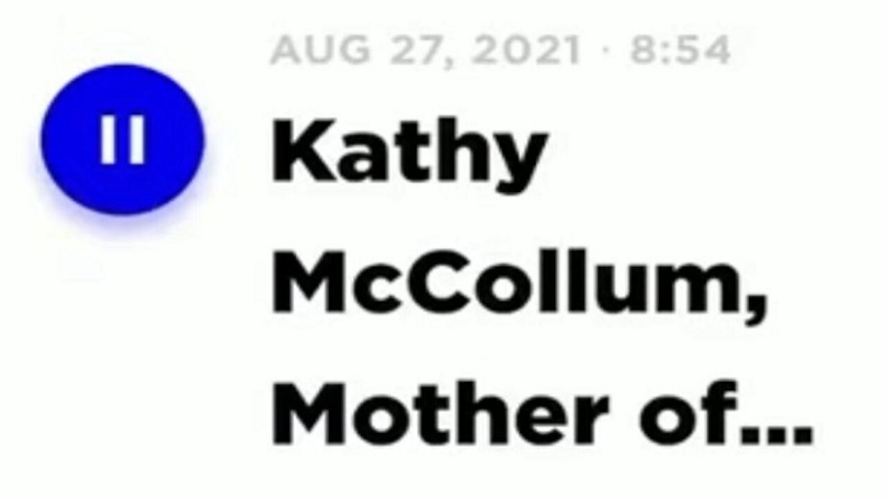 Kathy McCollum, Mother of Marine killed by biden