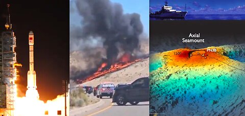 DID CHINA JUST RELEASE A SECRET WEAPON INTO ORBIT?*OREGON BEACH WARNING*WARNING-THE FUSE IT LIT!