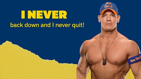 John Cena |Motivational speech