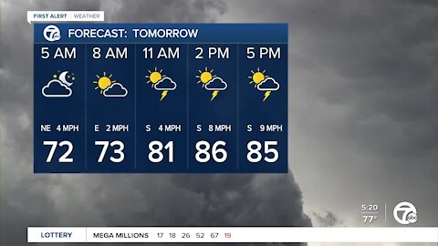 Metro Detroit Forecast: Hot, muggy with more storms