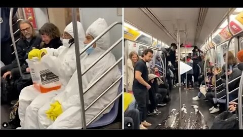 Corona Virus Subway Prank - Is This Funny or Not?