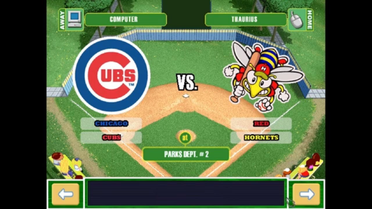 Backyard Baseball 03: Red Hornets Season Game 14