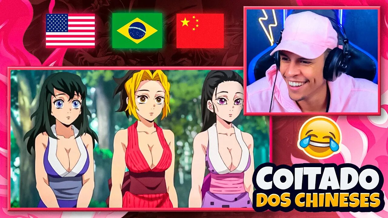 As DUBLAGENS de DEMON SLAYER e a censura na CHINA | [React] 🔥