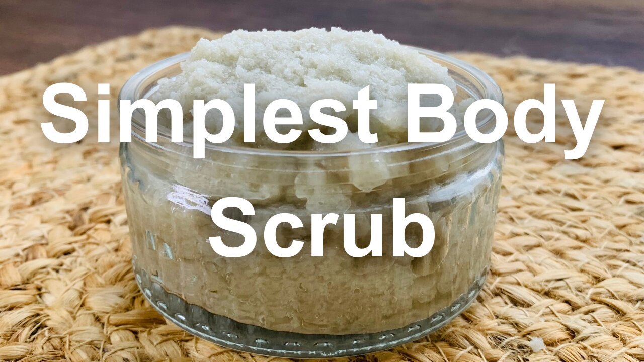 Simple 2-ingredient Sea Salt Scrub