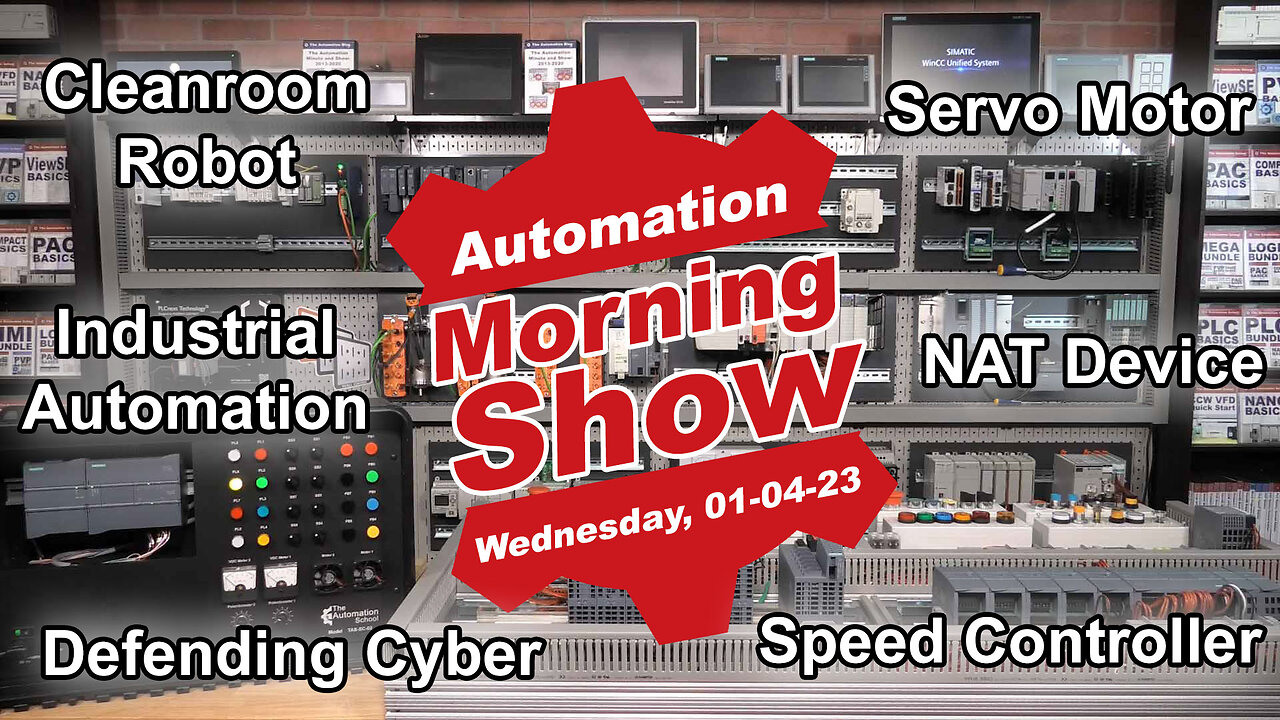 NAT, Servos, Defending Cyber, Cleanroom Robots and more today on the Automation Morning Show