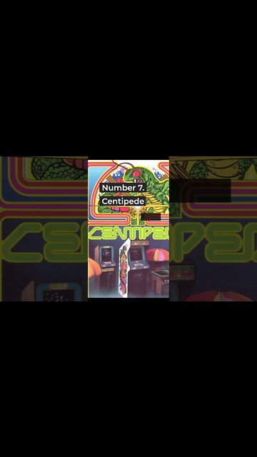 Top 10 Games of 1980 | Number 7: Centipede #shorts