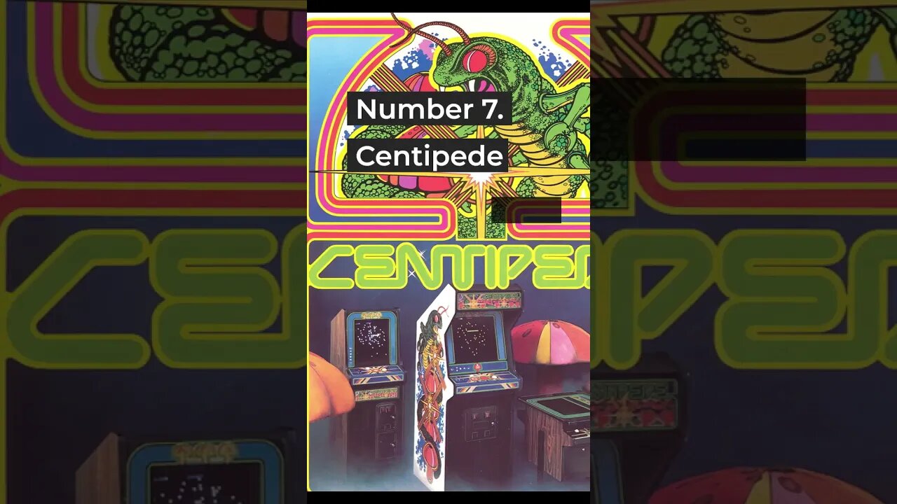 Top 10 Games of 1980 | Number 7: Centipede #shorts