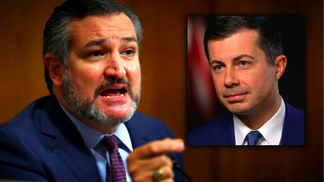 Pete Buttigieg Sweats When Ted Cruz Starts Asking Questions About Hunter Biden's Laptop