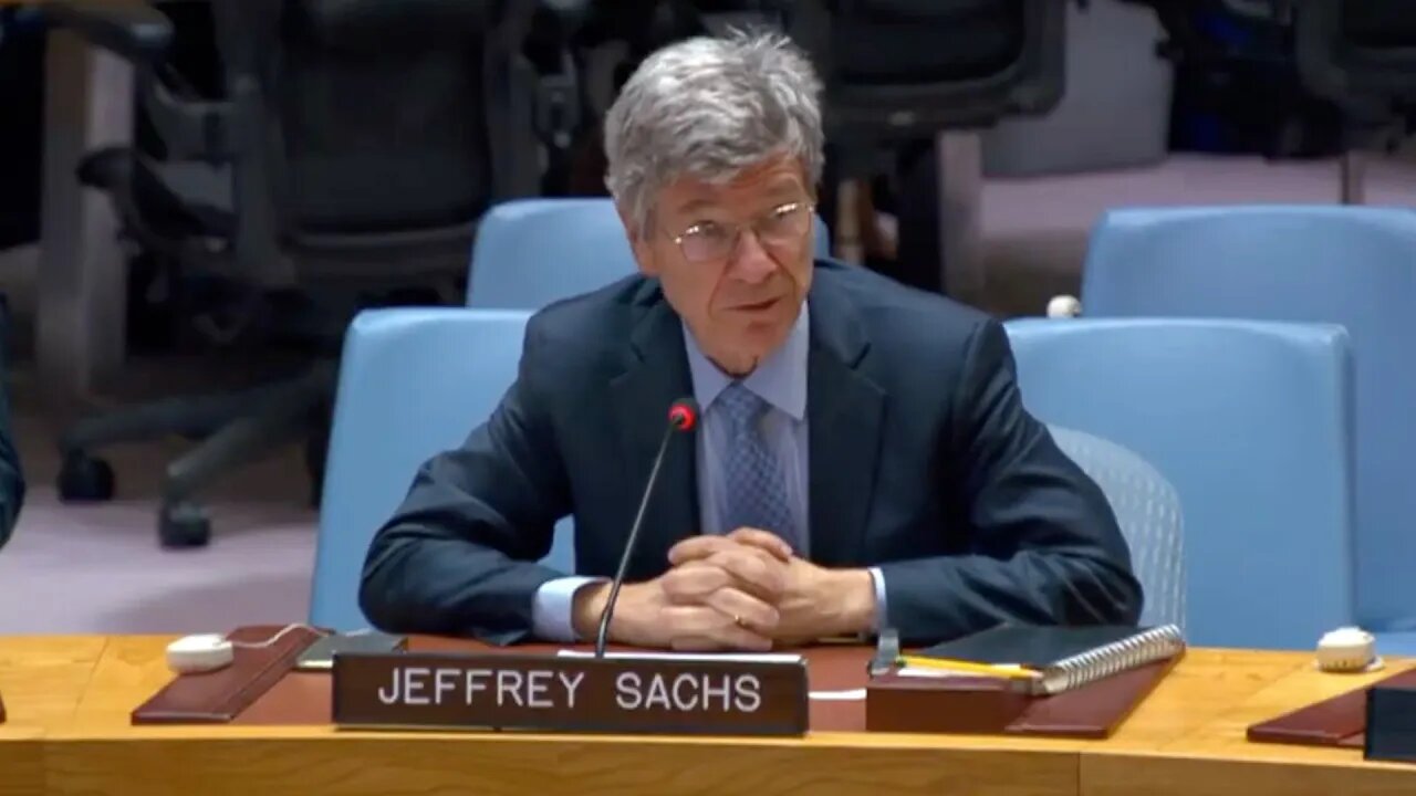 Jeffrey Sachs addresses the UN Security Council on the wars in Palestine, Syria & Ukraine