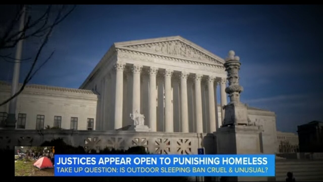 Supreme Court appears open to allowing cities to fine homeless people