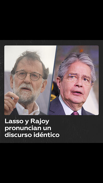 Palabras calcadas: Lasso y Rajoy pronuncian el mismo discurso en un foro de derechas en Argentina