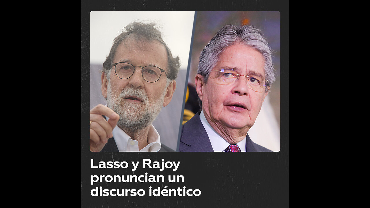 Palabras calcadas: Lasso y Rajoy pronuncian el mismo discurso en un foro de derechas en Argentina